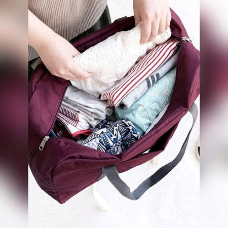 Premium Travel Duffel Bag – Lightweight Water-Resistant Carry-On with Luggage Sleeve image 5