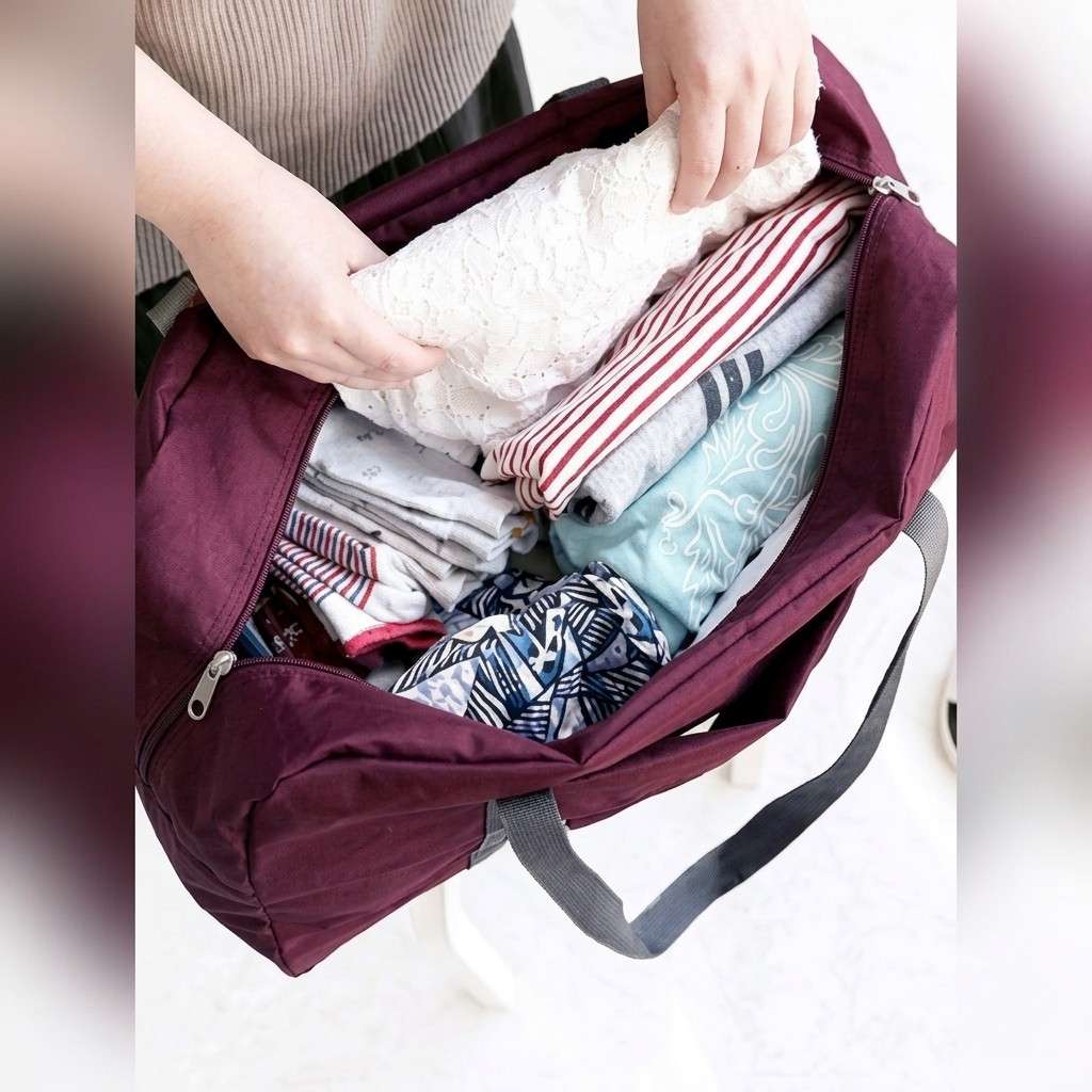 Premium Travel Duffel Bag – Lightweight Water-Resistant Carry-On with Luggage Sleeve image 5