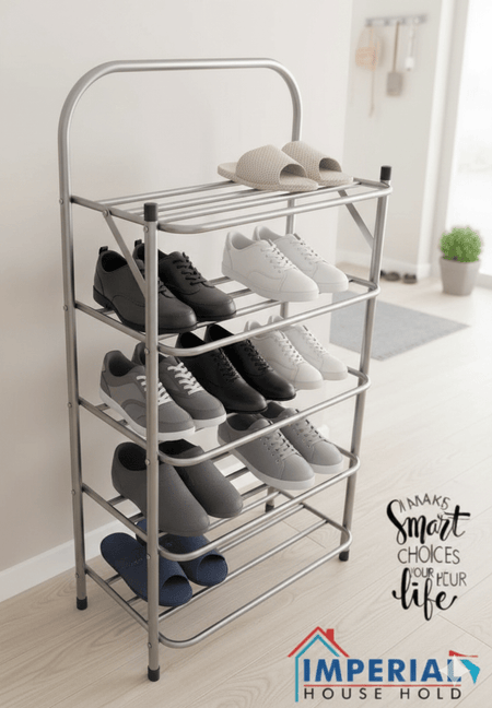 Multi-Tier Folding Shoe Rack – Available in 3, 4, or 5 Tiers image 2