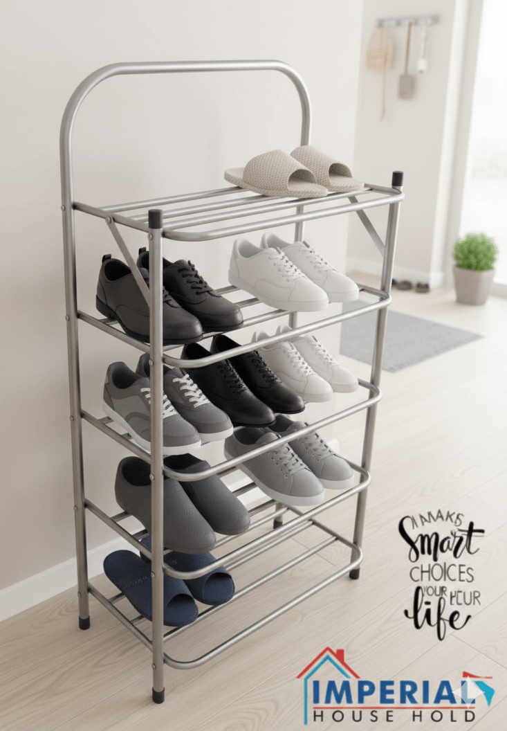 Multi-Tier Folding Shoe Rack – Available in 3, 4, or 5 Tiers image 2