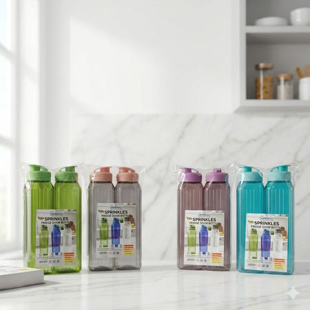 Imperial Sprinkles Fridge Door Water Bottle – 2-Piece Set (BPA Free) image 4