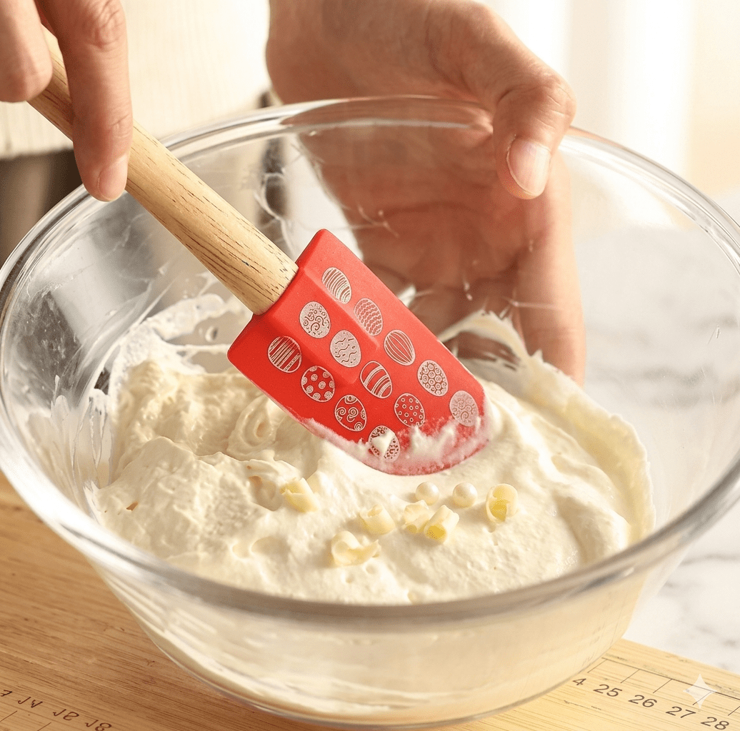 Artisan Kitchen Silicone Spatula – Non-Stick & Ergonomic Wooden Handle – 4 Vibrant Colors main image