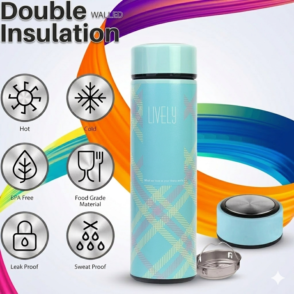 Leak-Proof Thermal Travel Tumbler – 12hr Hot & 24hr Cold – Includes Precision Tea Filter main image