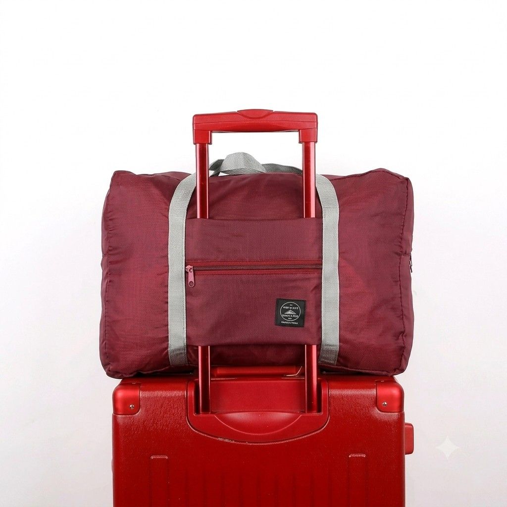 Premium Travel Duffel Bag – Lightweight Water-Resistant Carry-On with Luggage Sleeve image 6