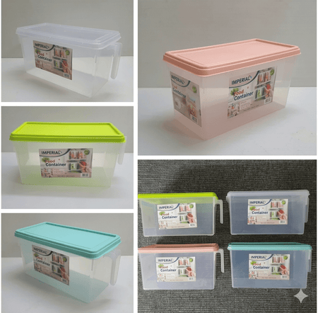 Premium Clear Food Storage Container with Easy-Grip Handle image 4