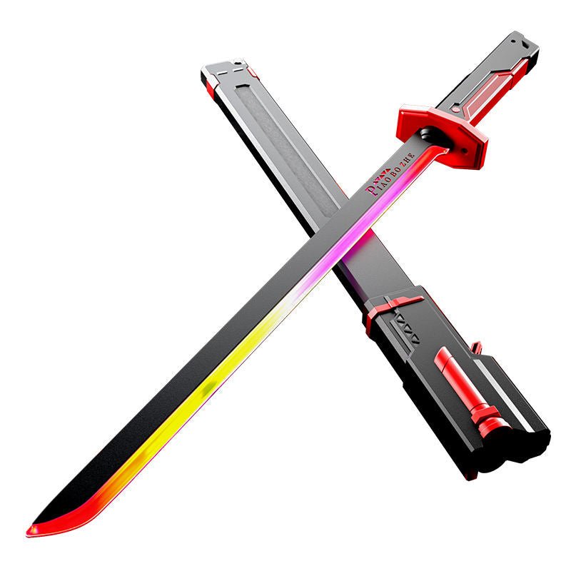 Glowing Lightning Spark Sword with Smoke Spray