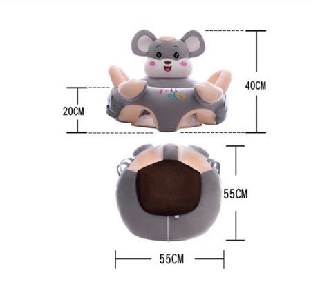 Baby Character Floor Seat With Toy Bar