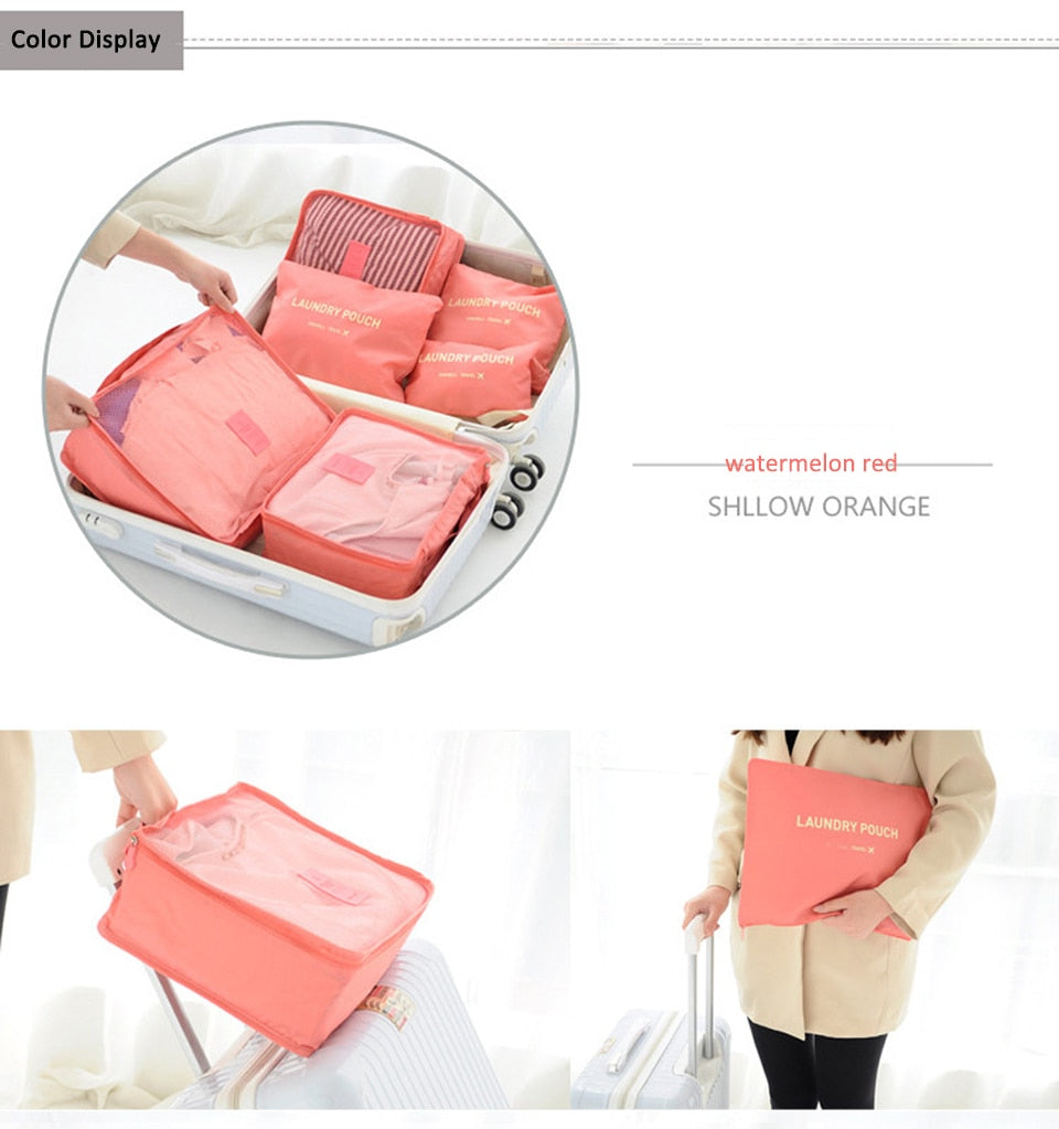 Imperial Travel Organizer Storage Bags/Portable Luggage Organizer Clothes Tidy Pouch Suitcase Packing Cube Case image 8