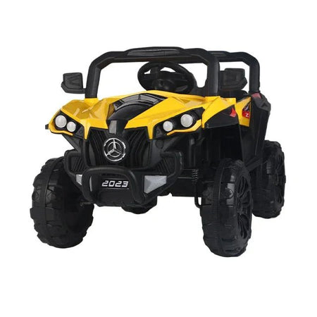 Mercedes Jeep 2-Seater Ride-On Jeep for Kids with Remote & Self-Drive, Dual Battery, Multi-Light & Sound