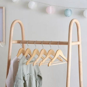 Set Of 3 Wood Hanger, Non-Slip Wooden Hangers, Laundry Cloths Wooden Hanger main image