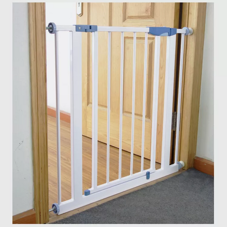 Safety Stairs/Door Gate Care For Baby Or Pets 75 CM Tall, And from 75 CM to 84 CM Wide Included Optional 30 CM Extension To Make It 105 CM To 114 CM Wide