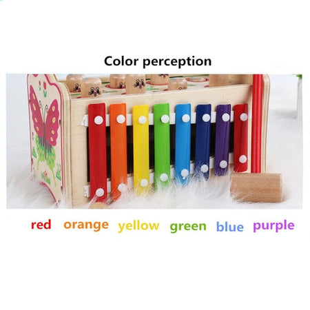 Hamster hammer knocked Toys Music Knock Piano Toys – Wooden Toy