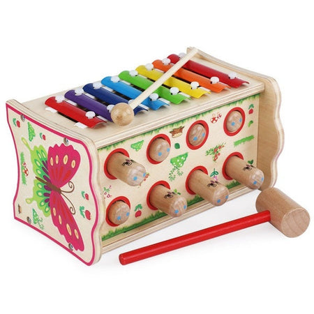 Hamster hammer knocked Toys Music Knock Piano Toys – Wooden Toy