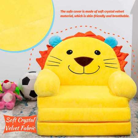 3 layers Kids Folding Lion Sofa Cum Bed