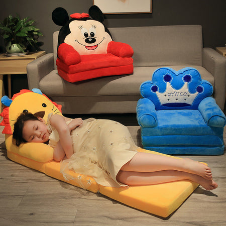 3 layers Kids Folding Lion Sofa Cum Bed