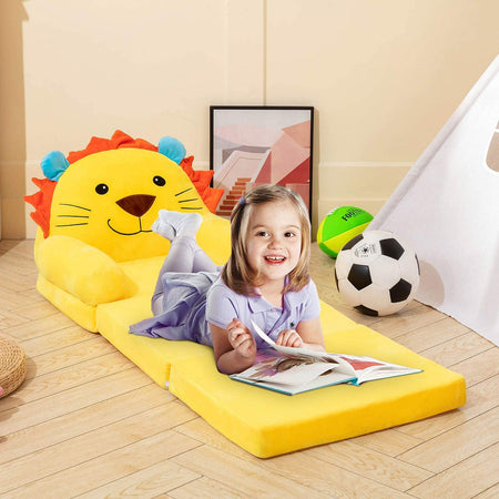 3 layers Kids Folding Lion Sofa Cum Bed