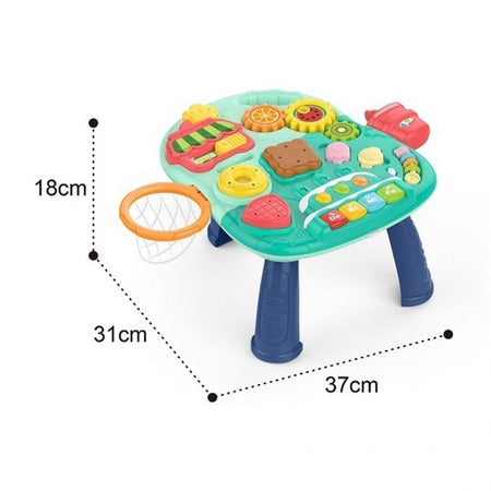 Huanger 4 in 1 Multifunction Baby Walker With Music - Green