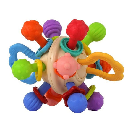 Huanger Teething and Sensory Rattle Toy