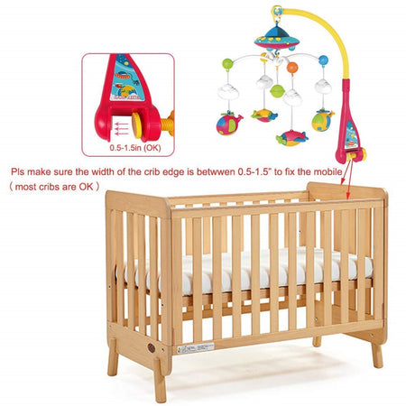 Huanger Remote Control Musical Cot Mobile