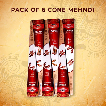Saeed Ghani Cone Mehndi Pack of 6 Image 3