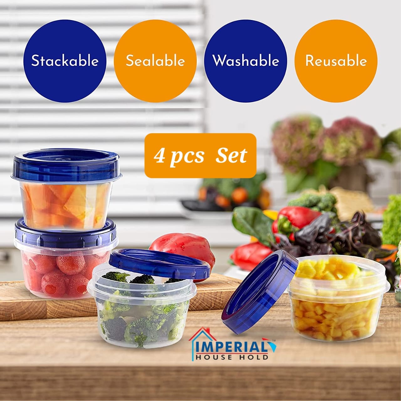Imperial Mini Storage Jar 4pcs image 3