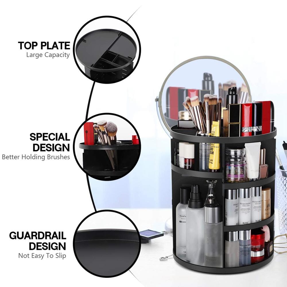 Imperial 360 Rotative Cosmetic Organizer/makeup Storage Plastic Drawer Cosmetic Organizer image 11