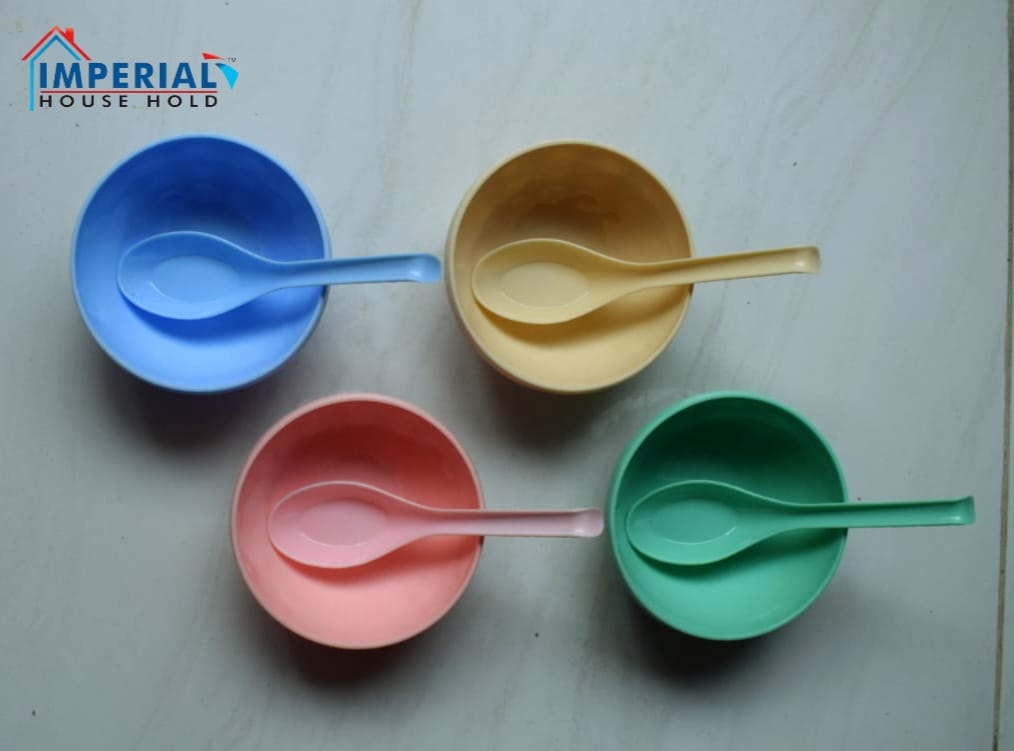 Imperial Soup Bowl 4pcs With Spoon/soup Serving Bowl image 5
