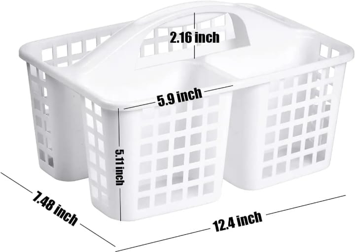 Imperial 3-compartment Storage Basket/plastic Storage Basket For Multipurpose image 3