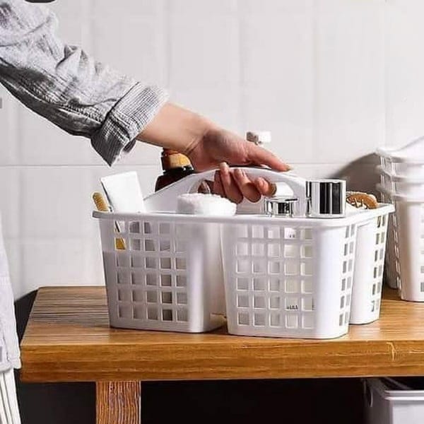 Imperial 3-compartment Storage Basket/plastic Storage Basket For Multipurpose image 2