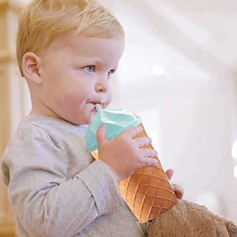 Imperial 1pc Kid Tumbler/icecream Cone Tumbler With Straw/summer Babycup Travel image 3