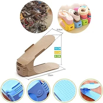 Imperial 2pcs Space Saving Shoe Organizer/saving Shoe Display Storage Rack/organizer Shoes Space Saver image 2