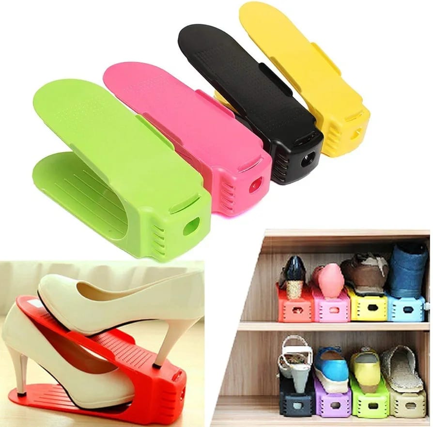 Imperial 2pcs Space Saving Shoe Organizer/saving Shoe Display Storage Rack/organizer Shoes Space Saver image 3