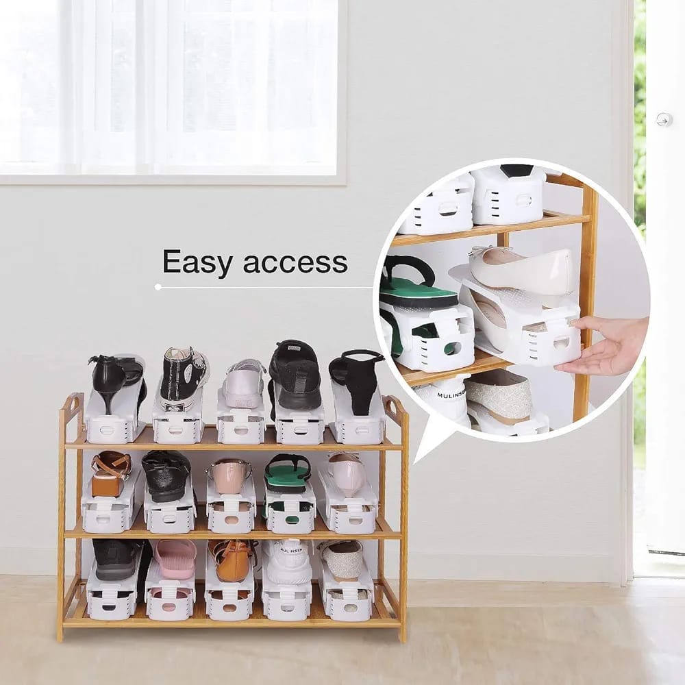 Imperial 2pcs Space Saving Shoe Organizer/saving Shoe Display Storage Rack/organizer Shoes Space Saver image 8