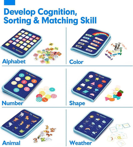 Busy Montessori Fine Motor Skills And Sensory Book 8 Pages