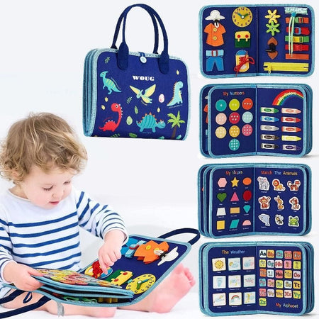 Busy Montessori Fine Motor Skills And Sensory Book 8 Pages