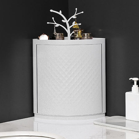 Imperial Single Cabinet Corner Storage 360 Rotating/wall Hanging Dustproof Shelf /storage Waterproof Accessories/ Rotatable Triangle Corner Cabinet Lockers main image