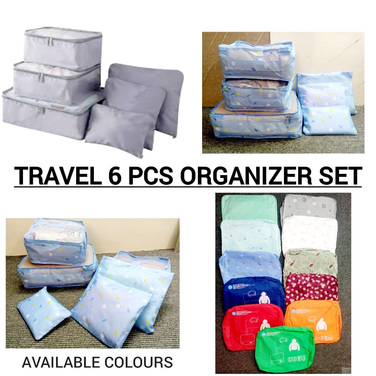6 Pc Travel Storage Pouch main image