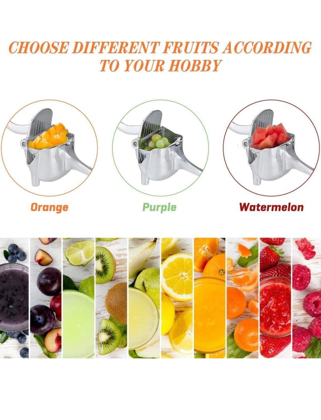 Imperial Fruit Press Juicer Manual/alloy Lemon Squeezer/heavy Duty Hand Press Detachable Easy Fresh Fruit Juicer Press Handheld Fruit Juice Squeezer image 9