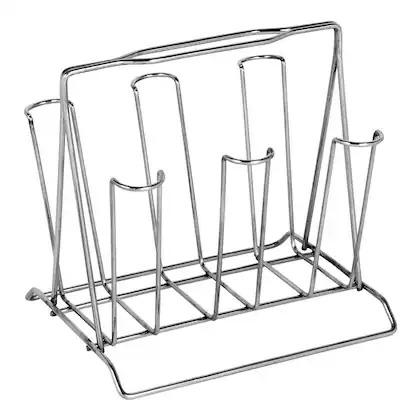 Stainless Steel Glass Stand For 6 Glass image 2