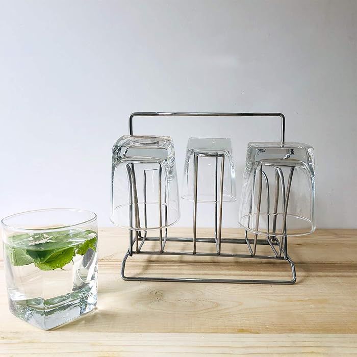 Stainless Steel Glass Stand For 6 Glass image 4