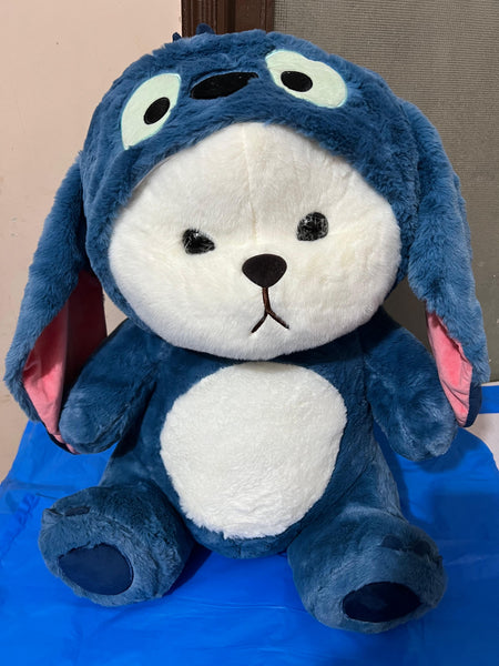 Cute Bear Doll Detachable Hat Plush Toy