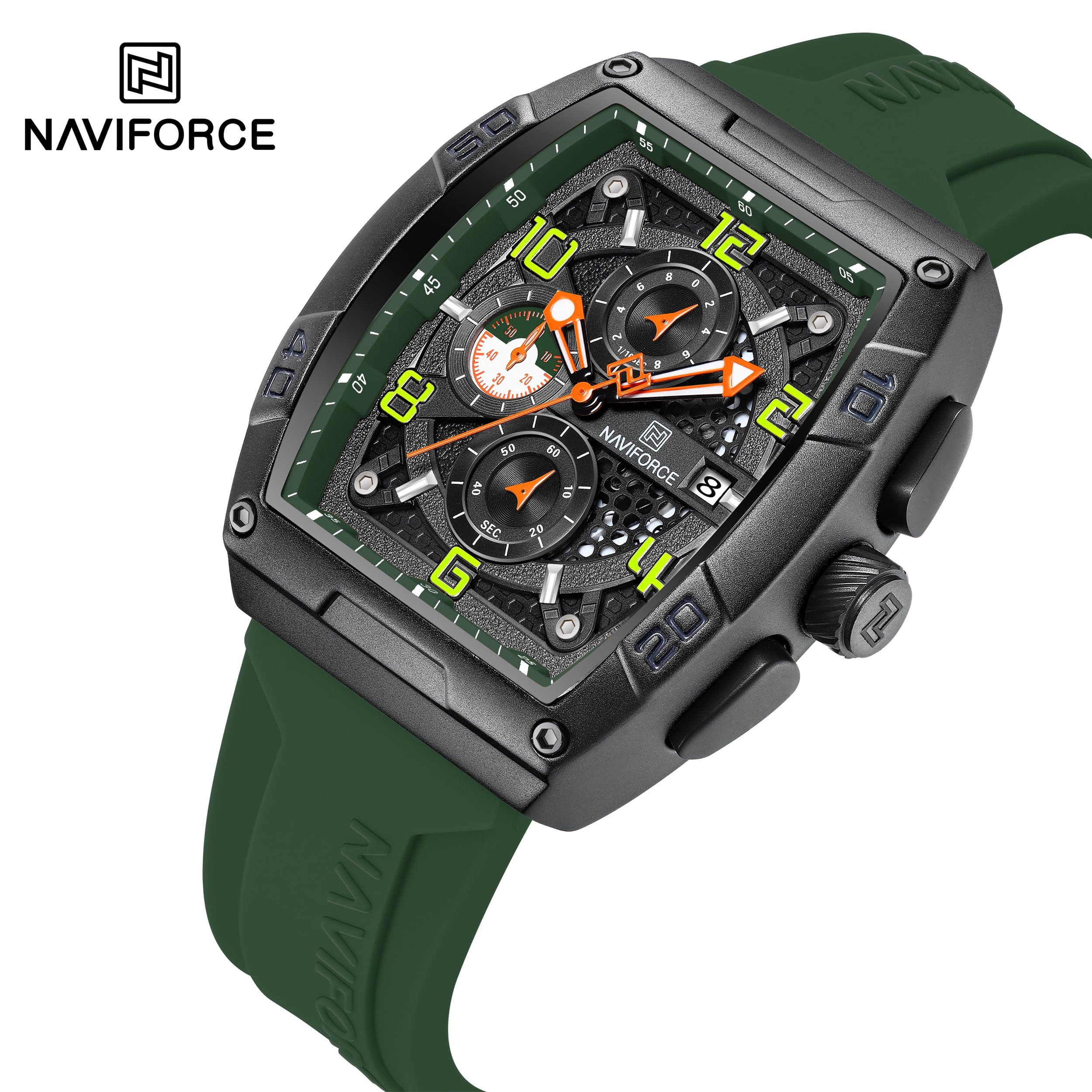 Naviforce NF8052 Precision Square Watch main image