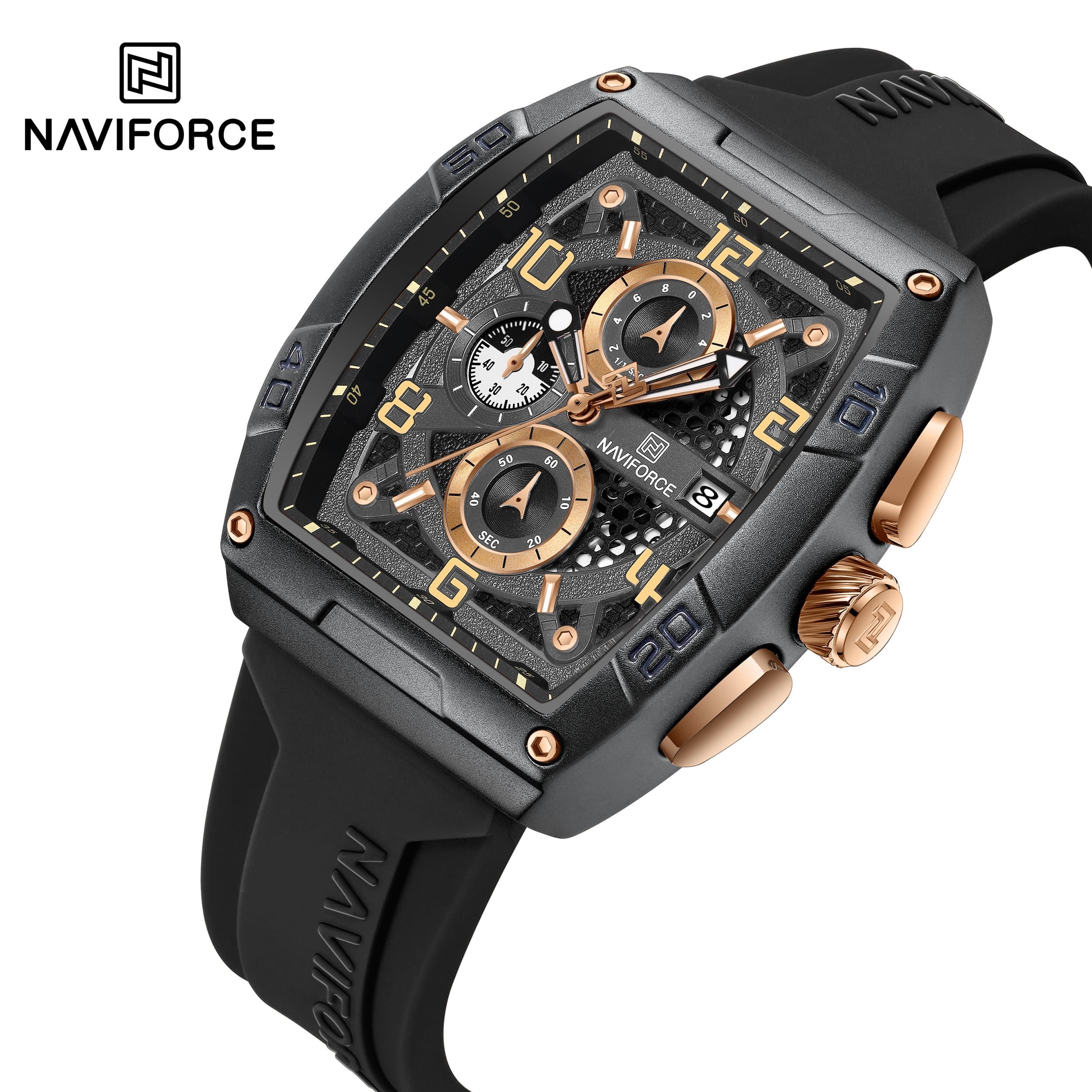 Naviforce NF8052 Precision Square Watch main image