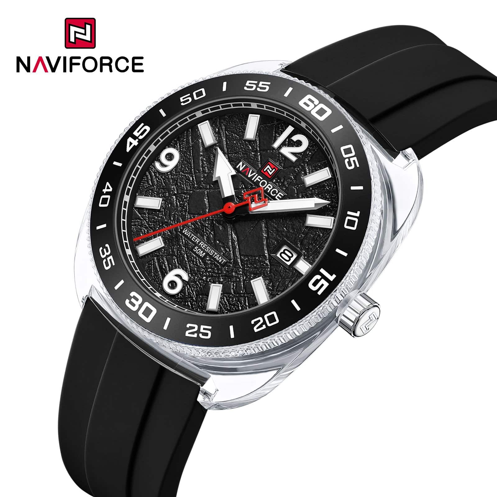 Naviforce NF-7132 Textured Dial Sport Watch main image