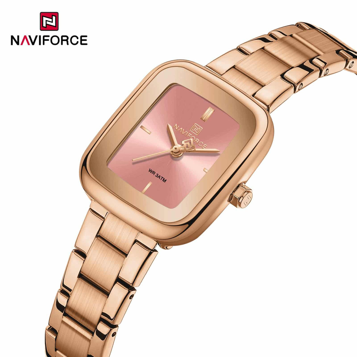 NF 5075 Womens Date Square Dial Watch Main Image