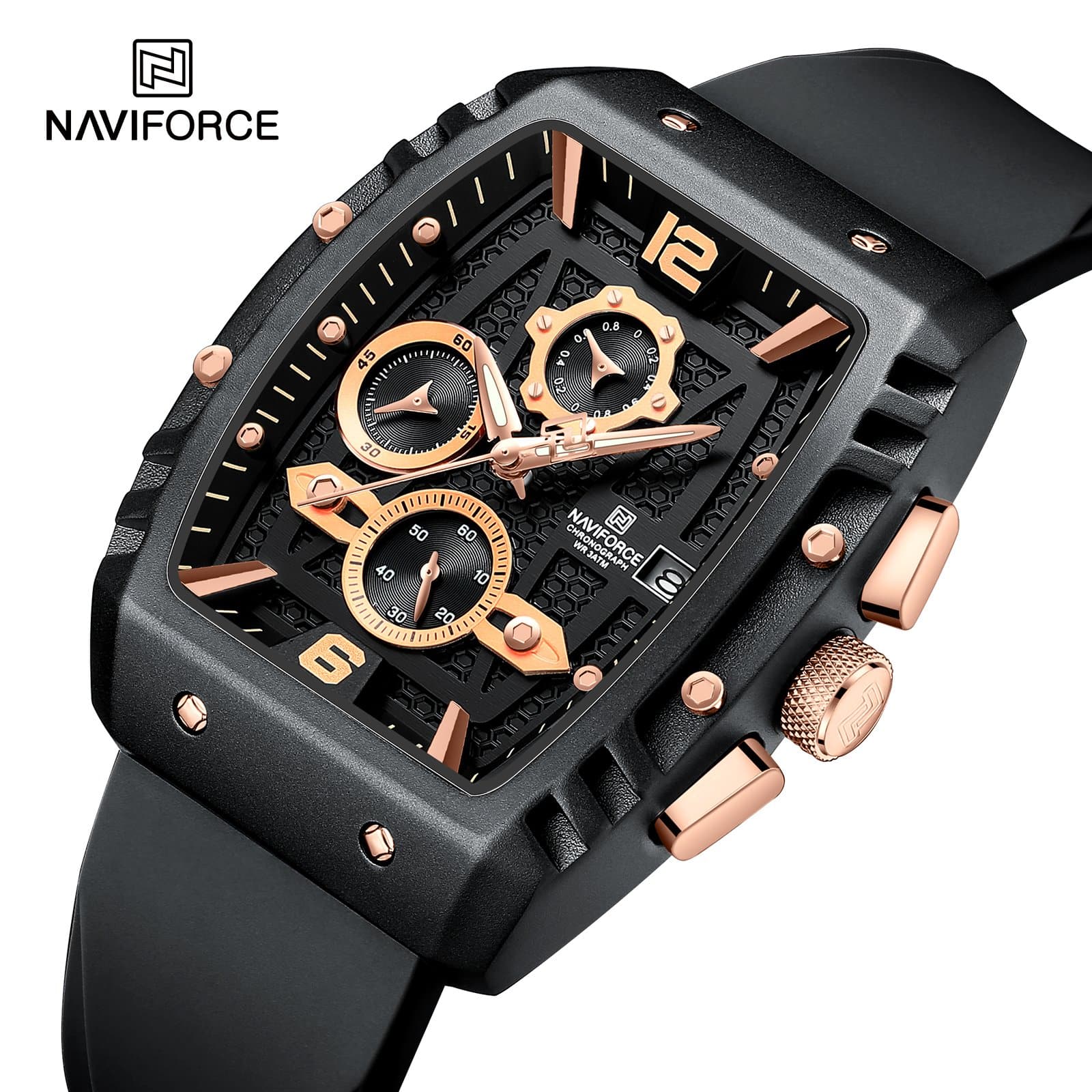 Naviforce NF 8025 Square Edition For Men main image
