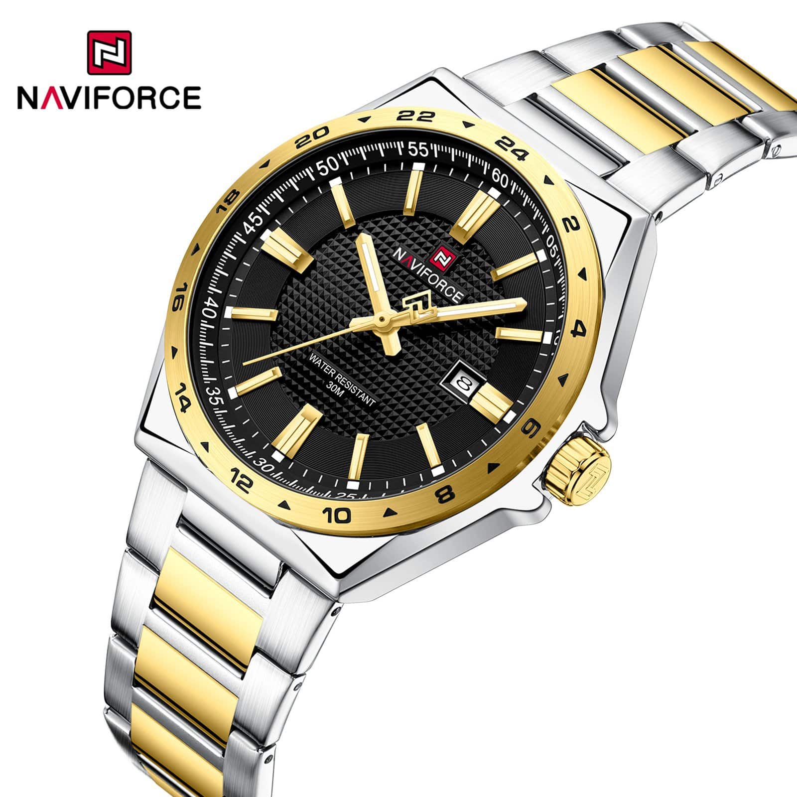 Naviforce NF 9266 Textured Dial Watch main image