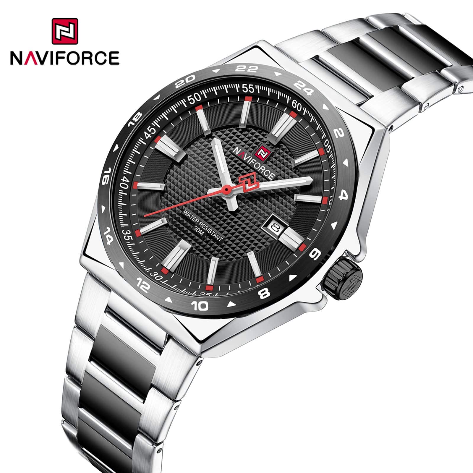 Naviforce NF 9266 Textured Dial Watch main image