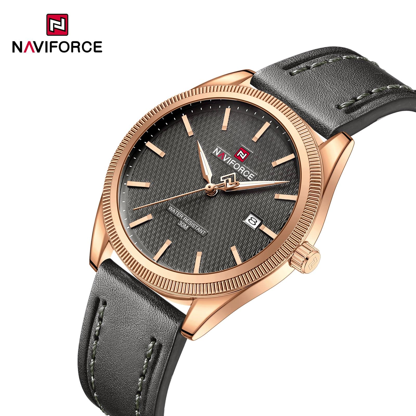 Naviforce NF9276L Formal Leather Watch main image