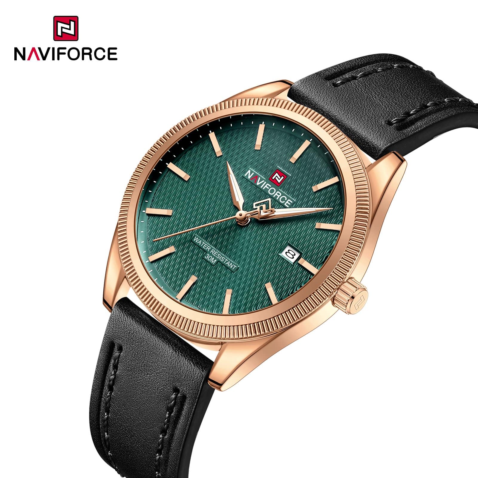 Naviforce NF9276L Formal Leather Watch main image
